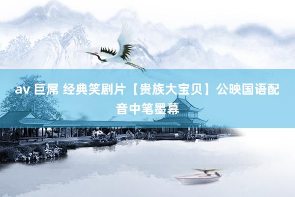 av 巨屌 经典笑剧片【贵族大宝贝】公映国语配音中笔墨幕